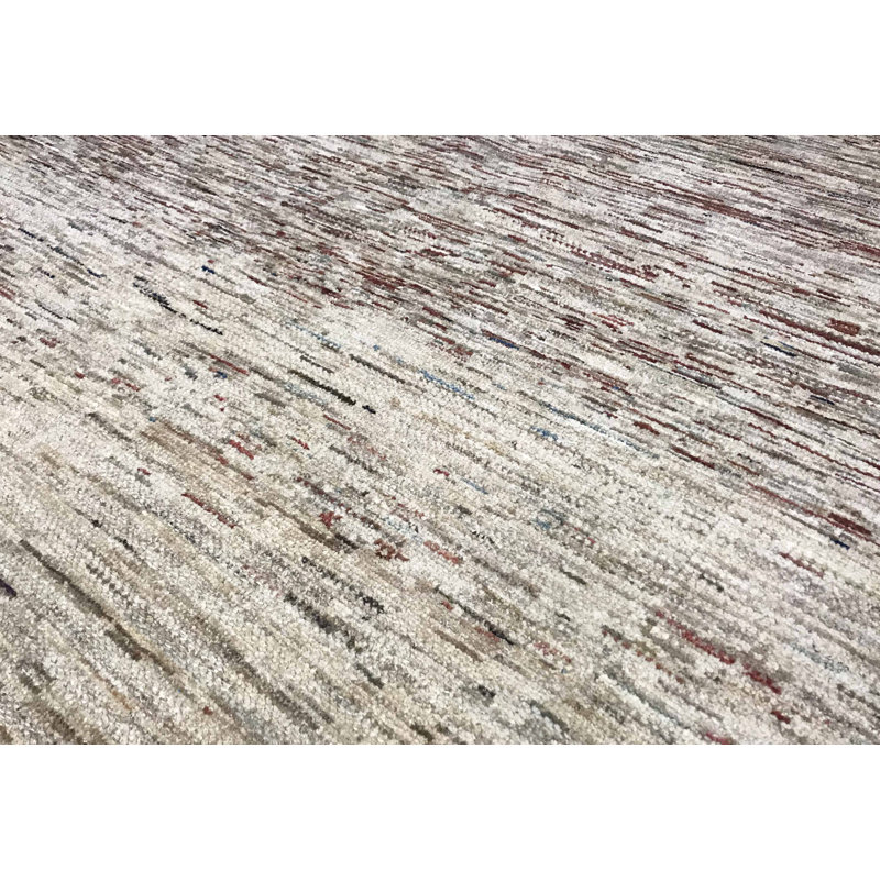 Hand-Knotted High-Quality Beige Area Rug