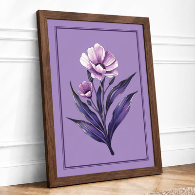 Layered Bloom Botanical - Framed Print