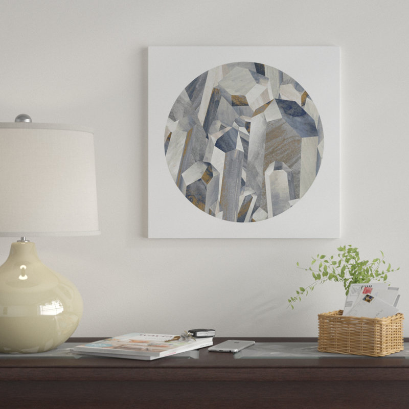 «Gems I», impression sur toile, H 37 po x l 37 po x P 1,5 po, Toile tendue, Pas de tapis
