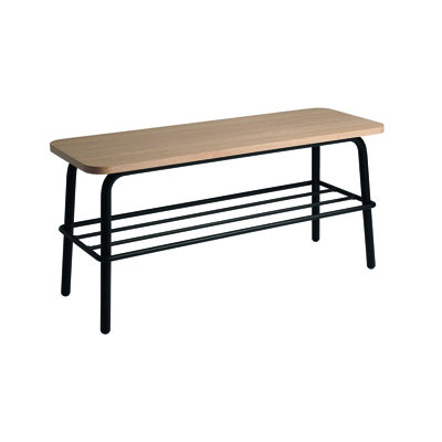 Edgar Upholstered Bench with Shoe Storage