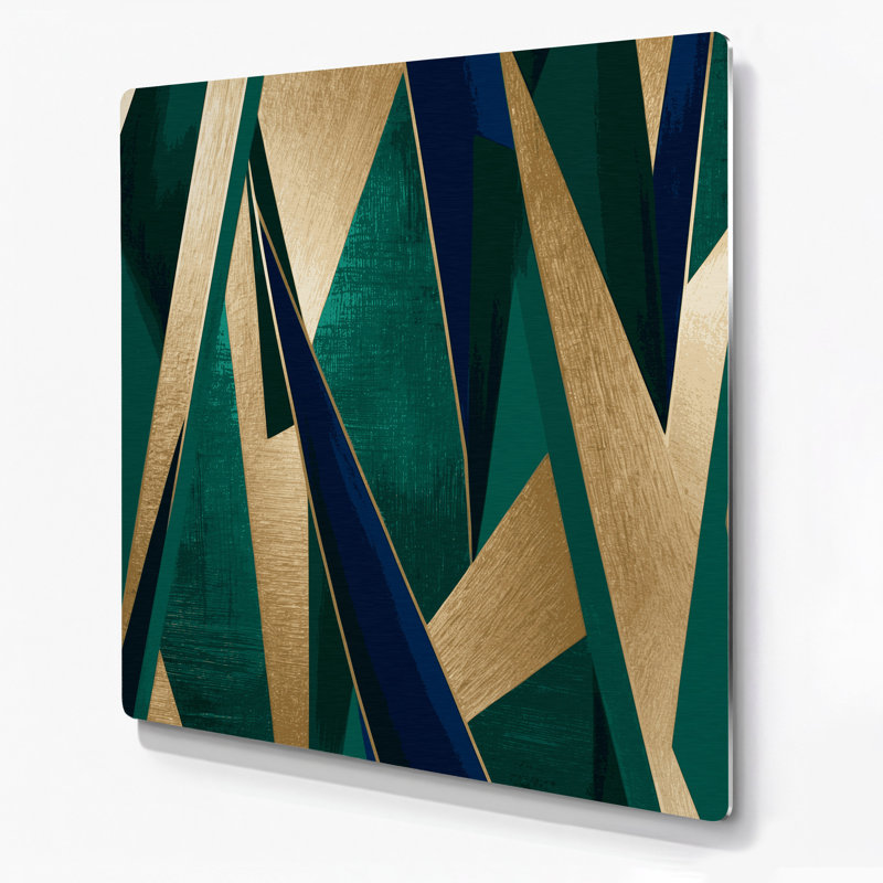 Abstrait, formes 36, art mural en métal brun, H 8 po x l 8 po