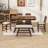 6 - Person Four Leg Dining Set-1171073562-1171073565-1171073564