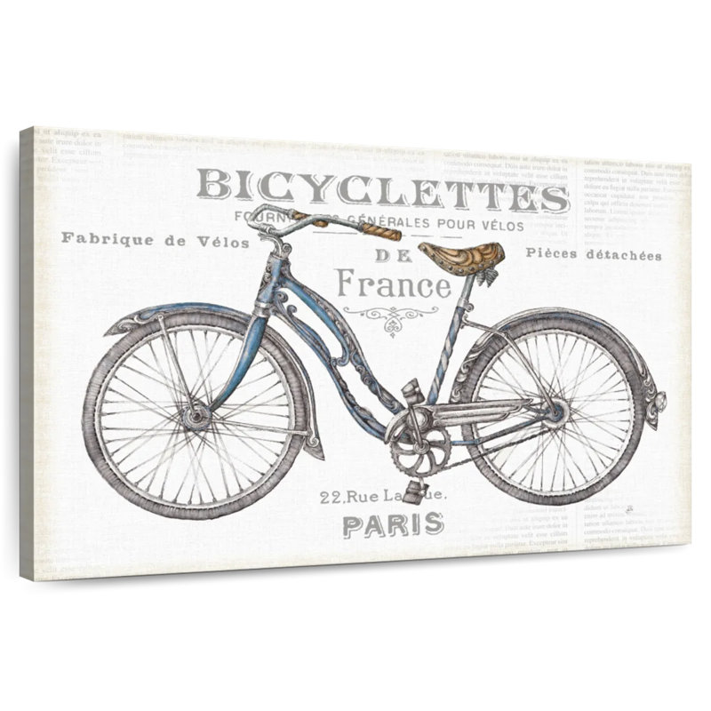 Bicycles II, 8" H x 12" W