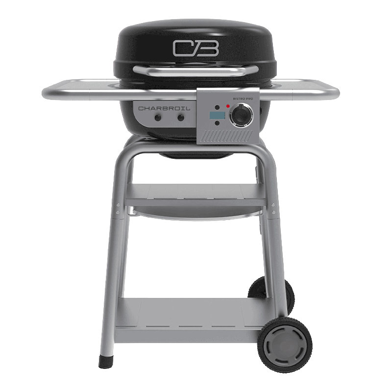 Barbecue électrique, plaque chauffante et barbecue au charbon Charbroil Bistro Pro, Satin Black