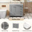 Meuble-lavabo 36 po avec lavabo en céramique