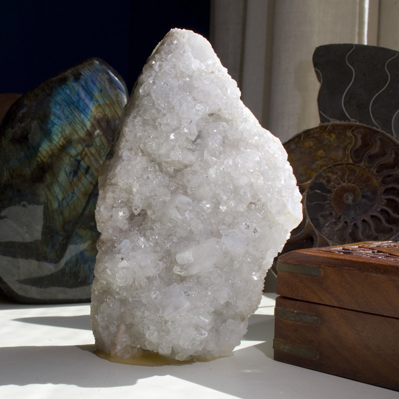 Présentoir apophyllite transparent Shar Shar