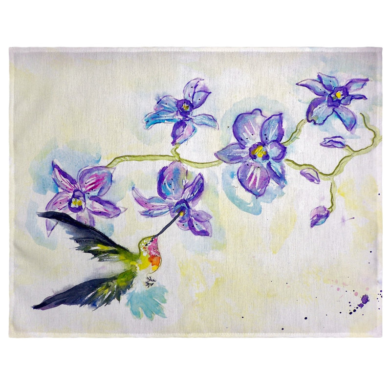 Simonson Hummingbird and Clematis 18" Placemat