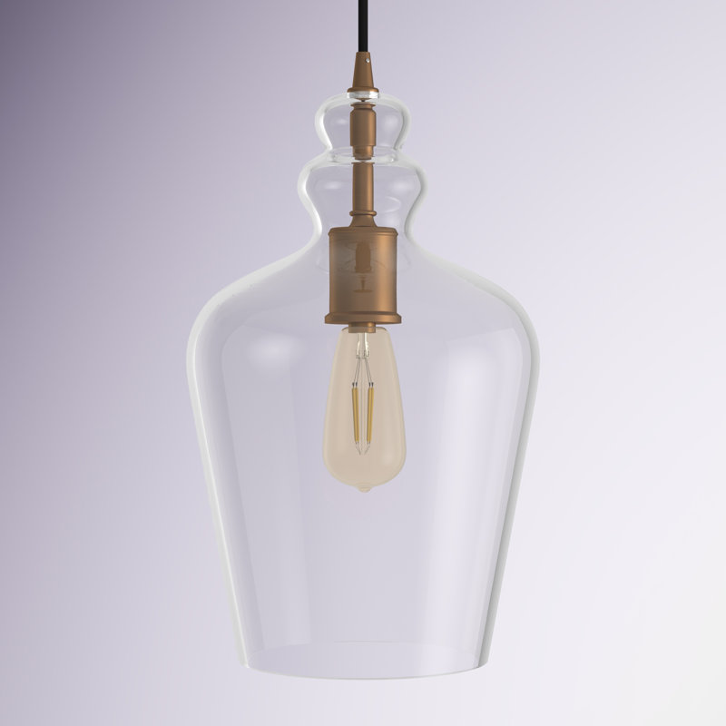Amoretta 1 - Light Single Pendant, Brass