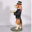 Grande statue de chien majordome Beagle