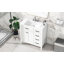 Meuble-lavabo 36 po avec lavabo, armoire de salle de bain avec tiroirs, structure solide et panneau de fibres à densité moyenne-877870385