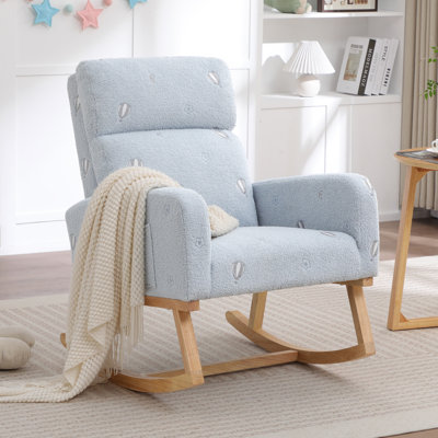 Teddy Nursery Glider Chair with Cartoon Patterns