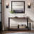 40" Console Table, 2-Tier Farmhouse Narrow Entryway Table , Long Sofa Table-1422899761