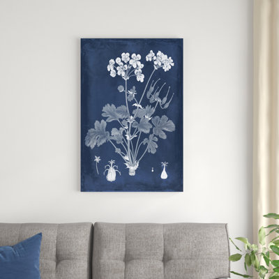 " Botanical In Indigo III " by Vision Studio Painting Print