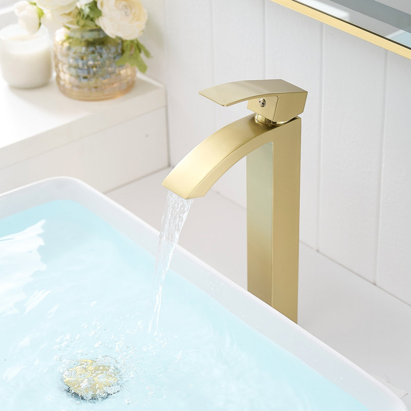 Bathroom Faucet,Faucet For Bathroom Sink, Single Hole Bathroom Faucet Modern Single Handle Vanity Basin Faucet