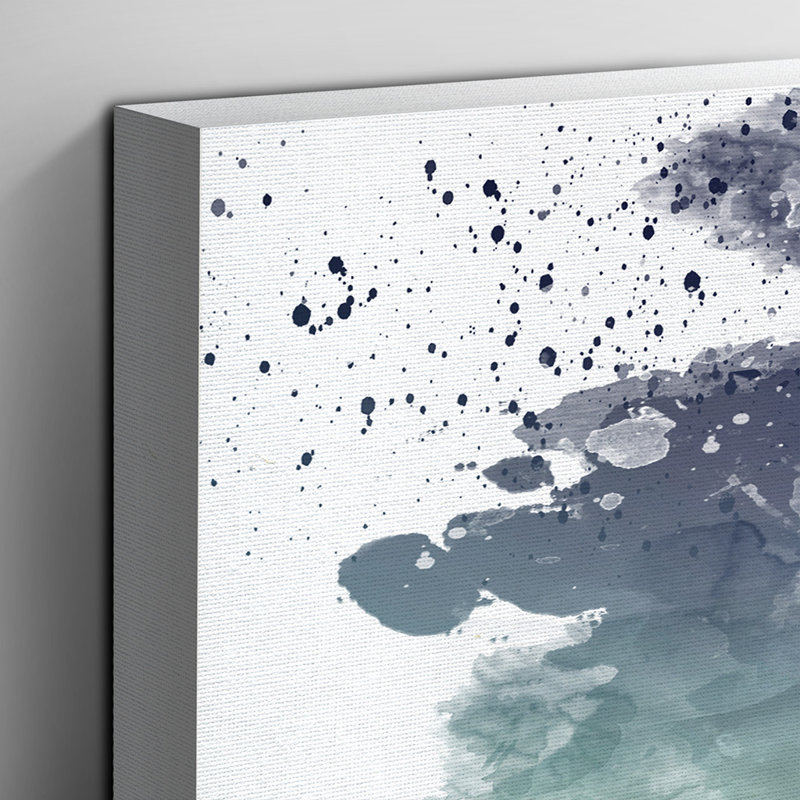 Flower Beautiful White Daisy - Wall Art, 35cm H x 50cm W, Wrapped Canvas