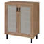 Armoire de rangement à chaussures 2 portes Stagg avec conception ventilée et tablettes réglables, parfaite pour les couloirs modernes