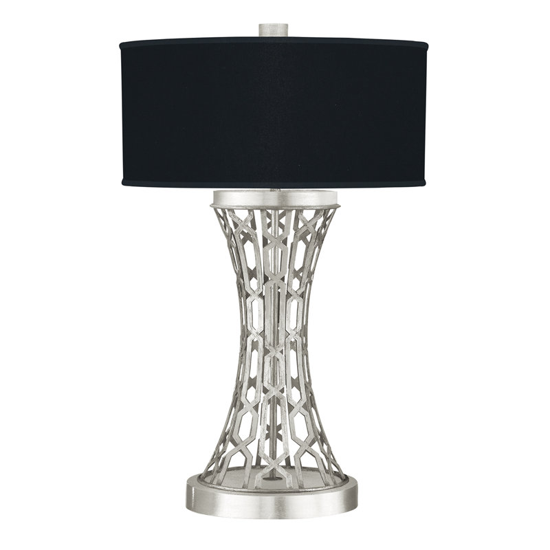 Allegretto Table Lamp, Silver , Black