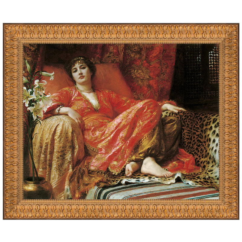 «Leila (Passion), 1892» par Frank Bernard Dicksee, reproduction d'art encadrée, H 31,5 po x l 37,5 po x P 1,75 po