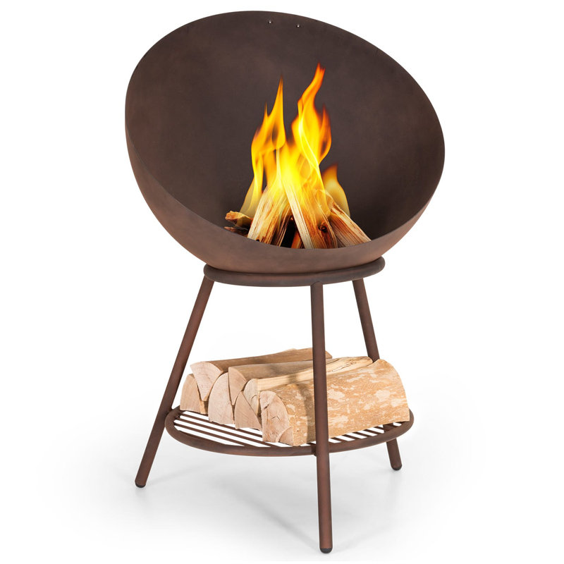 Azuma Circle Smokeless Fire Pit, Brown