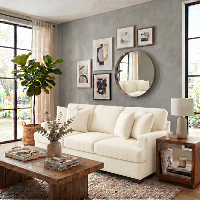 Emilio Upholstered 90'' Sofa