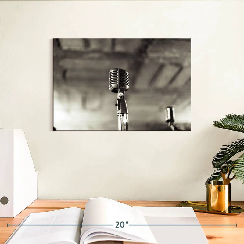 Microphone Abarca Jazz, H 8 po x l 12 po