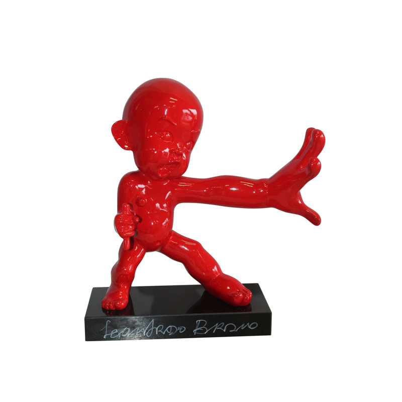 Statue en résine rouge 19 po x 8 po x H 19 po Nifao Collection Karaté Kid