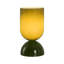 Lampe de table d'appoint en verre vert 9 po avec gradateur, certifiée cULus pour les tables de chevet de chambre à coucher, les tables d'appoint de salon, les bureaux à domicile ou les décors contemporains-381122353