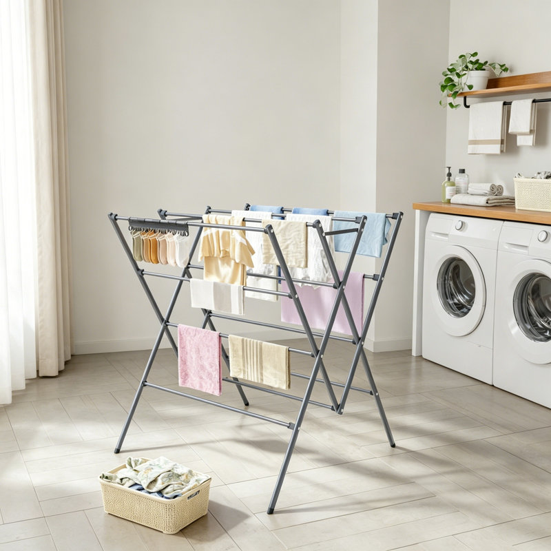 74cm Portable Wardrobe, Grey