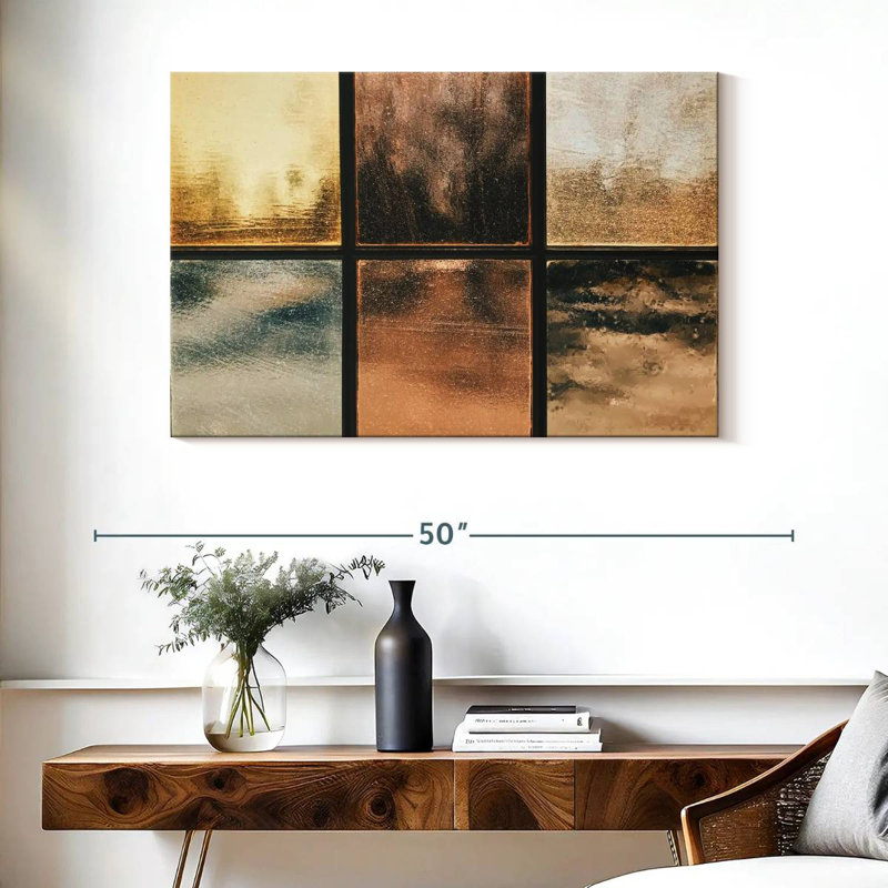 Avery Abstract Metallics, 26" H x 39" W