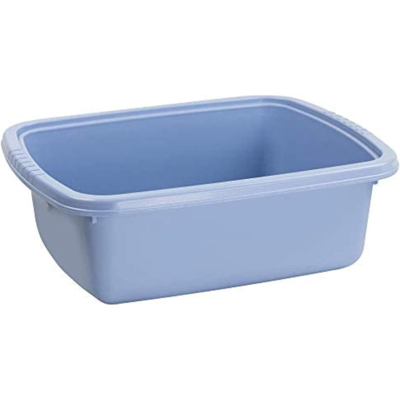 Lavabo à vaisselle en plastique, Bleu pâle
