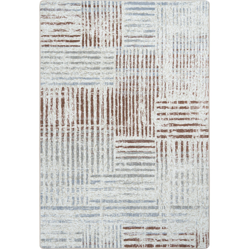 Tapis de couleur désert terre cuite Desert, Rectangle 7 pi 8 po x 10 pi 9 po