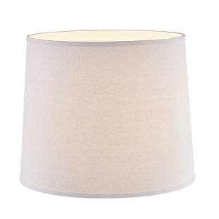16" H Linen Empire Lamp Shade ( Uno ) in Off-white