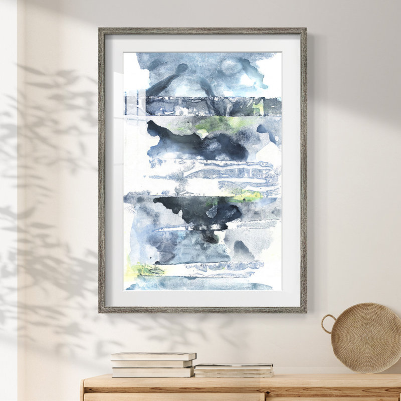 Blue Memories II -Framed Print
