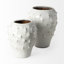 Vase de table en céramique blanche-763810043