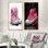 Fashion Pink Sneaker Obsession - ensemble de 2 imprimés