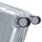 20 Inch ABS Hard Shell Travel Checked Luggage - Scratch Resistant Surface Four Multi-Directional Wheels,  With Combination Lock