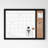 Thomas Martha Stewart Magnetic Dry Erase Monthly Calendar and Cork Board Combo with Included Marker, Magnets-89798291