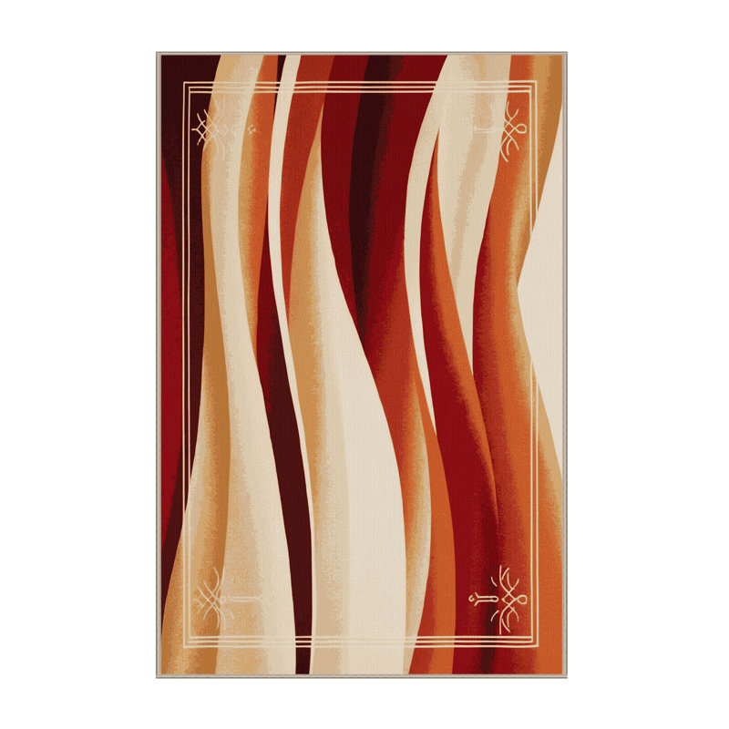 Ochre Whispers Rug, Rectangle 2' x 3'