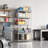 Tevis 60" H x 27.5" W x 12" D 5 Tiers Boltless Adjustable Storage Shelf Goods Rack-1090805072