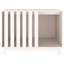  Niche pour chien durable en bois de pin massif blanc-208722573