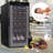 NutriChef Single Zone 13.06'' Freestanding 18 Bottle Wine Refrigerator
