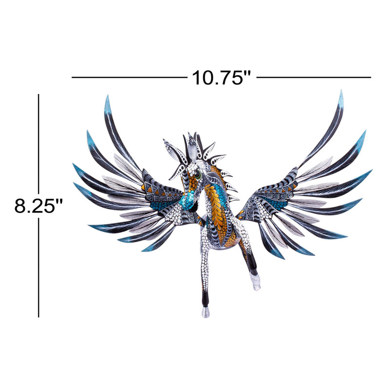 Anca azur Pégase Alebrije