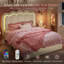Base de lit tapissier avec rangement et tête de lit réglable en velours à DEL-833146702-833146698