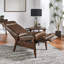 Fauteuil inclinable manuel standard en similicuir de 25,7 po de largeur Amidala-2083738519