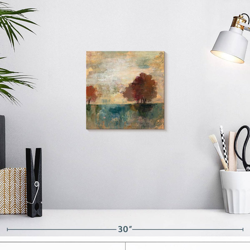 Paysage monogramme III, H 10 po x l 10 po