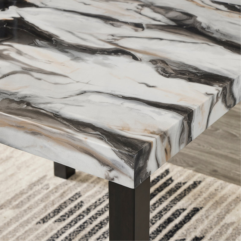 Table de salle à manger Cavira, H 36 po x l 42 po x P 42 po, Mdf