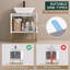 Steel Freestanding Under Sink Cabinet