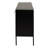 Lockeford Sideboard with 2 Doors and 3 Drawers in Black