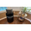 Fauteuil de coiffeuse pivotant à 360 ° avec rangement, repose-pieds rond en cuir PU avec coussins, tabouret de maquillage moderne sans assemblage pour la chambre à coucher, la commode et le salon (blanc)-159895312