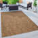 Mountville Balcony Terrace Kitchen Mottled Flatweave Brown Rug
